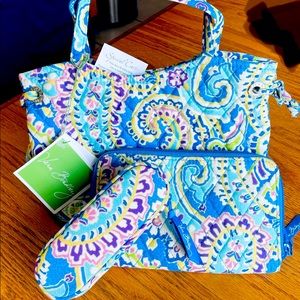 Vera Bradley Island Capri Blue Bundle-NWT